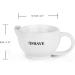 QSHAVE Shaving Scuttle Mug - White Large Deep Size Handmade Pottery Cup - Buy Online on GoSupps.com