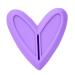 FRCOLOR Rasoir Intime Pour Femme Tondeuse Bikini Plastique Et Silicone Forme C ur Outil De Rasage Cheveux 5.5*5.2*0.5cm Image 1