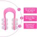 Black & Pink Nose Uplifting Shaping Clip - Invisible Beauty Tool for Straightening & Massage | Ideal for Men & Women - Buy Online on GoSupps.com