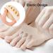 Soft Ball-of-Foot Cushions | Invisible Reusable Half Socks | Non-Slip Forefoot Pads for Men & Women (Black Incarnadine White Yellow Green - 5 Pairs - Buy Online on GoSupps.com