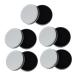 Angoily 5sets Makeup Sponge Tools Cosmetic Cleaner Sponge Brush Cleaner Women Makeup Supply Brush Cleaning Tools Colored Stickers Dry Washer Makeup Brush Activated Carbon Sponge Miss