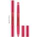 Lip Brush | Double-Ended Round Tip Lipstick Brush | Makeup Brush Tool with Lid for Liquid Cream Foundation Concealer Powder Shakven Red - Buy Online on GoSupps.com