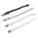 DERCLIVE 4 Pieces DIY Baby Pacifier Clip Chain Stainless Steel Duckbill Anti-Lost Clip 2 Styles To Choose 1 24.0 Centimeters