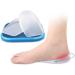NOLITOY Height Increasing Insoles - Silicone Heel Cups & Metatarsal Pads for Plantar Support - Comfortable White Pads for Heel Lift and Height Enhancement - Buy Online on GoSupps.com