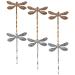 FRCOLOR 6 Pieces Vintage Dragonfly Hair Clips Dragonfly Hair Pins Dragonfly Hair Pins Side Clips Dragonfly Hair Clips For Women