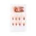 dijiusidy False Nail Perfect Matching Simple to Wear Fingernail Full Coverage Press Type Strong Viscosity Adjustable Paster Type 28 F741 Type 28 F741
