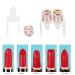 DIY Lipstick Mold Kit - 12.1mm Silicone Craft Tool for Homemade Balm & Lip Shape Creation | Four-Hole Holder Set - Buy Online on GoSupps.com