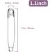 1000Pcs 1.1 Inch Rust-Resistant Steel Safety Pins - Bulk Small Sewing Pins for Clothes, Crafts, Home & Office Use - Buy Online on GoSupps.com