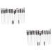 Baluue 40 Pcs Eye Makeup Eye Liner Brush Spoolie Brush for Eyelashes Makeup Brush Eye Shadow Brush