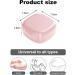 Shop GMedHC Portable Prosthetic Dose Cover & Invisible Tooth Clipping Storage Box - Bracket Cleaning Solution in Pink - Buy Online on GoSupps.com