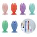 MANYUN Travel Toothbrush Covers 5 Pcs Portable Toothbrush Cover Nice for Home Clean Toothbrush Head