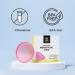 Peesafe Reusable Menstrual Disc - High Capacity 55ml | Medical Silicone Menstrual Cup & Storage Bag | Eco-Friendly Period Solution - Buy Online on GoSupps.com