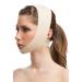Unisex Chin Strap Support Compression Garment W/No Neck Support (FA01) (SM Beige) Small Beige