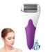 Ice Roller for Face Massage Handheld Cold Compress Anti-Aging Beauty Skincare Tool to Preventing Wrinkles Facial Skin Lift Firming Beauty (Purple)