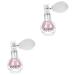 Beavorty 2 Pcs Spray Glitter Sparkle Highlighters Powder Highlighter Misting Spray Bottles for Hair Perfume Spray Bottle Glitter Powder Spray Glittering Powder Spray Plastic Purple Body Pink Purplex2pcs 7x5.5cmx2pcs