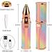 Portable Eyebrow Trimmer for Women | Electric Facial Hair Remover with Light | USB Rechargeable Multicolor Trimmer for Face Lips & Nose Hair Removal - Buy Online on GoSupps.com