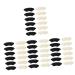 FOMIYES 24 Pairs Heel Sticker Half Size Pad Shoe Gummies for Heels Heel Grip Cushion Boot Womens Leather Sneakers Anti Drop Imitation Leather Sponge Double-Sided Adhesive Sticker