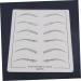 FOMIYES 6 Pcs Eyebrow Training Skin Eyebrow Practice Skin Eyebrow Microblading Skin - Buy Online on GoSupps.com
