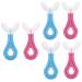 Beavorty 6 Stk Mund Bound toothbrush hand tools automatic children's toothbrush toothbrushes for children dental care for children toothbrush made of silicone mouth cleaning brush portable baby pp