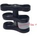 Amarine Made 1 Inch Black Underwater Ball Clamp Mount - 2 Pack for Light Arm System - Buy Online on GoSupps.com