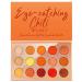 DE'LANCI Orange Eyeshadow Palette - 15 Warm Fall Colors - Matte, Shimmer, Glitter - Sunset Makeup Palette - Buy Online on GoSupps.com