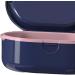 Folpus Dark Blue Denture Container with Sieve Insert - Secure International Shipping - Buy Online on GoSupps.com