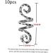 10Pcs Vintage Adjustable Viking Hair Dread Braids Dreadlock Beard Beads Cuffs Clips for Hair Rings Women Men Accessories Useful Processed - Buy Online on GoSupps.com