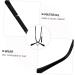 Coolhiya Universal Glasses Legs Accessories - Replacement Brillen Legs for Repair | Metal Black 13x0.5cm - Buy Online on GoSupps.com