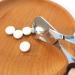 Scissors-Shaped Pill Cutter | Sharp Blade Pill Splitter for Vitamins & Tablets | Accurate Division for Small & Large Pills - Buy Online on GoSupps.com