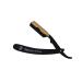 Beauty Hawk Professional Straight Edge Razor | 24K Gold Plated Barber Razor with 50 Single Edge Blades - Buy Online on GoSupps.com