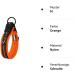 PETTOM Adjustable Nylon Dog Collar Breathable Reflective Design for Comfort & Safety | Size M (Orange) - Ideal for International Shipping - Buy Online on GoSupps.com