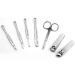 Manicure Kit Stainless Steel Nail Clipper Set Nail Clippers Care Tool for Man and Woman 7 Pieces Brown Nail Clippers Kit - Buy Online on GoSupps.com