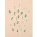 24pcs Green Floral Press on Nails Bow Fake Nail Long Coffin Green Nails Press on Nails Coffin Shape Nails - Buy Online on GoSupps.com