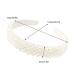 Sparkling Pearl Headbands for Girls and Women - Wide Plastic Hair Hoop Embellished with Bling Beads - Perfect Gift for Children's Day, Graduation, Prom, and Casual Wear - Buy Online on GoSupps.com