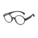 Kids Silicone Frame Glasses Radiation Resistant Computer Glasses for Children Anti Blue Light Glasses for Video Games Sand Black
