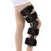 Knee Brace Adjustable Post Hinged Knee Brace ROM Knee Immobilizer Brace Leg Braces Orthopedic Patella Knee Brace Knee Immobilizer Brace Support Orthosis Immobilization After Surgery For Left Leg And