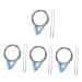 Baluue 12 Pcs Hose Cleaning Brush Dishwasher Drain Hose Dryer Vent Cleaning Brush Pipe Cleaner Brush Crevice Cleaning Tool Sink Drain Brush Bottle Brush Elasticity Stainless Steel Bluex4pcs 20X5CMx4pcs