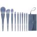 9 Makeup Brushes Set Complete Brushes Blush Loose Powder Eye Shadow Brushes Beauty Tools(1 D) 1 D