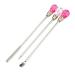 3pcs Nail Art Stirring Rod Stainless Steel Acrylic Powder Liquid Uv Gel Spoon Spatula Dotting Pen Nail Manicure Pin