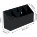Noverlife Hair Scissors Large Storage Box - Professional Hair Salon Shear Holder for Scissors, Combs, Clips, and Brushes - Black - Buy Online on GoSupps.com