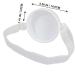COHEALI Ostomy Shower Cover | Silicone Stoma Bath Cover with Adjustable Belt | Colostomy Supplies in White - Buy Online on GoSupps.com