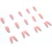 RUNRAYAY Pink French Fake Nails - Sequins Splicing Press On False Nails Kit for Women and Girls - Buy Online on GoSupps.com