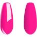 Vishine Nail Gel Polish 15ml Soak Off Nail Gel Polish Nail Art Manicure Salon DIY at Home Long-lasting - Neon Pink 15ml - Buy Online on GoSupps.com