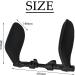 Premium Car Seat Headrest Pillow for Adults & Kids - Adjustable Neck Support for Travel - Black - Buy Online on GoSupps.com