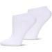 MeMoi 2 Pair Diabetic Full Cushion Lowcut Socks - Pink/White for Comfort & Health | Size 9-11 (International Shipping - Buy Online on GoSupps.com