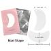 Lunamoon 50 Pairs Eyelash Extension Eye Pads - Boat Shape Pink Under Eye Pads for Superior Lash Application | International Shipping Available - Buy Online on GoSupps.com