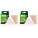 Ultra Athletic Tape | Sports Wrap for Wrist Hand Leg and More | 25 in x 60 in | Tan | Latex-Free (Pack of 2)