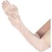 NQEUEPN Women Long Gloves Long Elbow Satin Gloves 21" Stretchy 1920s Opera Gloves Hand Care Moisturizing Gloves for Women Girls Evening Party Dance (Champagne) - Buy Online on GoSupps.com