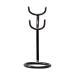 Generic Shaving And Brush Stand Robust Black Shaving Holder for Salon Hairdresser Shower