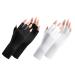 UV Gloves for Gel Nails 1 Pair Fingerless Gloves for Gel Manicures Breathable UV Protection Gloves UPF50+ UV Nail Gloves for Nail Art Skin Care Protect Hands from UV Harm White - Buy Online on GoSupps.com